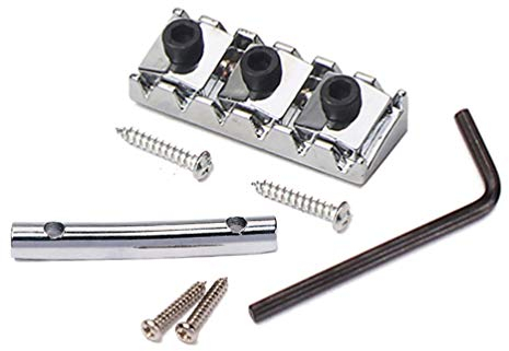 EXCEART Gitarren-saitenhalter Set Chrom Saitensperrmutter Saitenspannstange Gitarre Floyrose Brücke Inklusive Schraubenschlüssel Und Schrauben Sorgt Für Stabile Stimmung Und Präzisen