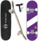 WHOME Pro Skateboards Komplett für Erwachsene/Kinder Mädchen/Jungen Anfänger/Profi - 31 x 8 Zoll Standard 8-Fach Alpine Ahorn Deck ABEC-9 inkl. T-Tool (Violet)