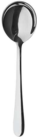 Windsor SUSWDR Soup Spoons, Pack of 12, Stainless Steel, Grunwerg