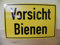 Generisch Warnschild -Vorsicht Bienen - 30x20cm 1mm Starkes PVC, lichtfest,Löcher in den Ecken.