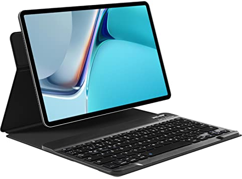Laetas Tastatur-hülle für Huawei Matepad 11, Abnehmbar Kabellose Tastatur für matepad 2021, Deutsches QWERTZ Keyboard mit Smart Cover