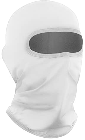 LONGKING Sturmhauben,Skimaske,Balaclava für Damen und Herren–UV-Schutz,Winddicht Warm,Motorradfahren,Snowboarden für Radfahren Outdoor Sports,Weiß