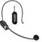 Bietrun Wireless Microphone Headset with 1/4'' Plug, 165ft Range, UHF Wireless Headset Mic & Handheld Mic 2 in 1, for Karaoke, PA System, Teaching, Fitness (Black)