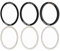 LOVIVER 24mm 29mm 30mm 6 Stücke Fahrrad Kassette Kurbelgarnitur Unterlegscheibe Schwungrad Unterlegscheibe Radfahren Teil Aluminiumlegierung Fahrrad Tretlager, 29mm