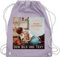 Turnbeutel Rucksack - eigenem - Foto Bild Geschenk I Dein Bild und Text - Unisize - Pastell Lila - sporttasche für kindergarten beutel wechselkleidung junge individuelle your own photo print,