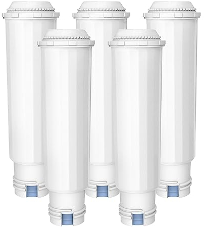 AQUACREST Filter Ersatz für Melitta® Filterpatrone, Nivona® Wasserfilterpatrone, Melitta® Pro Aqua, Barista, Krups® F088, Nivona® Café Romatica, Bosch®, TÜV SÜD Zertifizierte (5)
