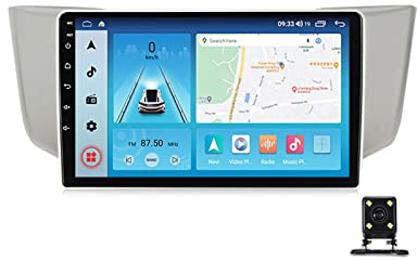 Double Din Autoradio Mit Rückfahrkamera, Bluetooth, Mirror Link, FM/AM Auto-Audio-Empfänger, GPS Navigation 9 Zoll Touchscreen Multimedia Radio Für Lexus RX300 RX330 RX350 RX400H,M200s