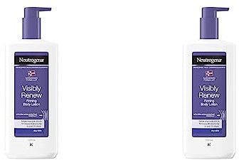 Neutrogena Visibly Renew Firming Body Lotion, Aloe Vera, 400ml (Pack of 2)