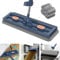 SPEPROECO Large Flat Microfibre Mop, Hands Free Squeeze Retractable Handle 360° Rotation Dry And Wet Floor Mop For Tiled,Marble,Hardwood