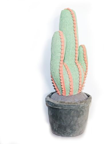 Decorative Door Stop-Cute Weighted Door Stopper for Home and Office Decoration (Pink Green)
