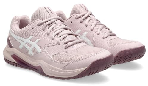 ASICS Femme Gel-Dedicate 8 Sneaker, Rose DE Bassin Versant/Blanc, 40 EU