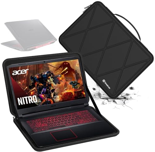 Smatree Hard EVA Protective Sleeve Case Compatible for 17.3 inch Acer Nitro 5 Gaming Laptop -AN517-42-R5KZ/ AN517-42-R35M, for 17.3 inch Nitro 17 AN17-71-75VK/ AN17-51-70CB Gaming Laptop Bag(X8329)