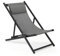 Mondeer Sonnenliege, klappbarer Liegestuhl mit Kopfstütze und Verstellbarer Rückenlehne für Garten Pool Terrasse, Belastbarkeit 130kg, W104 x D58 x H95cm, Dunkelgrau