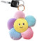 Adsfvs Porte-clés en peluche fleur,Porte-clés fleur en peluche,Pendentif mignon de clé de voiture de sac à dos de fleur - Porte-clés en peluche fleur, accessoires de sac à dos, pendentif de,