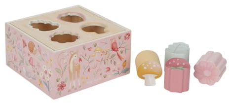 Little Dutch 7347 FSC Holz Steckspiel Sortierspiel - Fairy Garden rosa