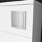 Nes Home Chrome Square Button WC Flush Plate