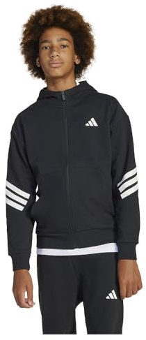 adidas Future Icons 3 Stripes Full Zip Sweatshirt 13-14 Years