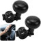 FAELNK 2 PCS Pomo Giratorio para Volante Universal Bola para Volante Volante Girador Manija Bola para Coches Camiones Montacargas Cortacésped Tractor Barco Carrito de Golf Negro