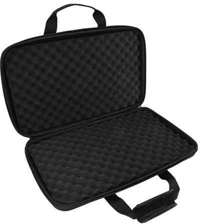 ASHATA Custodia Controller DJ per i Controller DJ Pioneer DDJ FLX4 DDJ 400 DDJ SB2 DDJ SB3 DDJ Rev1 DDJ-RB Controller Canale 2, Case di Trasporto EVA DJ (40 * 25 * 8 cm)