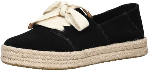 TOMS Carolina Lace Up Women's Low Shoes, black, 7.5 UK