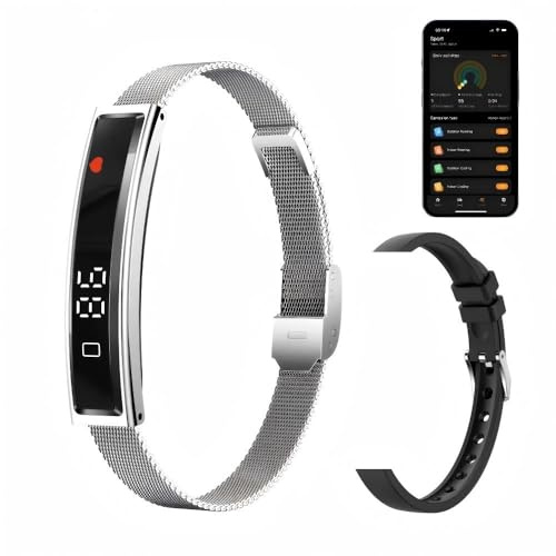 Smart Bracelet Watchs for Women Men Fitness Watch and SleepTrackers, Activity & Fitness Trackers/Heart Rate/Blood Pressure/ 24/7 Sleep Tracker,Waterproof & Free App