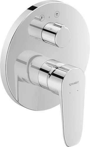 Duravit B.1,2-Loch Duschmischbatterie Unterputz 17 cm Chrom