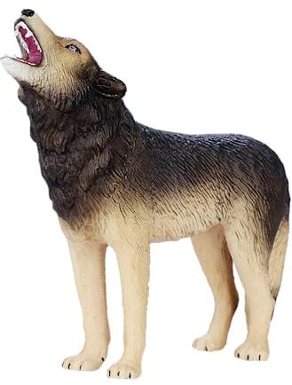 MOJO Wolf Heulendes Tier Modell Spielzeugfigur