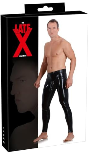 LATE X Herren smallleeve Latex Leggings, groß