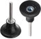 Gasea 2pcs 2-Inch Roll Lock Sanding Disc Pad Holder, 1/4 Shank Quick Change Adapter Rotary Pad Holder