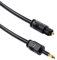 Oiyagai 2 Piezas de Cable de Audio Digital Óptico Toslink a Mini Toslink SPDIF OD 4,0 (2M / 6,4FT)