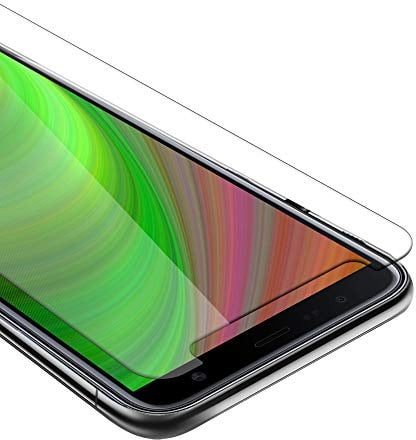 cadorabo Verre Trempé Compatible avec Samsung Galaxy J6 Plus en Haute Transparent - Verre de Protection d'écran trempé (Tempered) en dureté 9H avec 3D Touch (Retail Packaging)