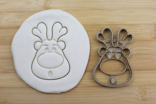 Cookie Cutter Fondant Keksstempel/Ausstechform Keksausstecher Plätzchen Weihnachten Rentier ca.8cm