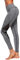 Yowablo Damen Leggings Frauen Nähte Sport Hüfte erhöhen hohe Taille (S,4Grau)