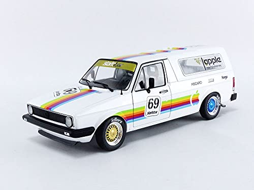 Solido VW Caddy 935 Tribute, MK1, Bj. 1982, Modellauto, Maßstab 1:18, weiß