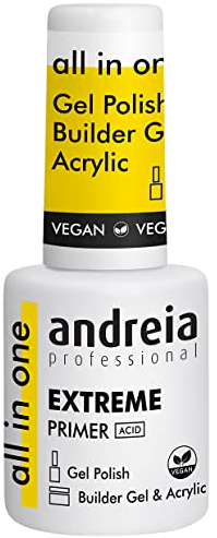 Andreia Professional Extreme Primer - Primer Extremo para Esmalte en Gel y Uñas Acrilicas - Deshidratador para Uñas