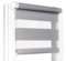 Fenster DEKOR - Rollos für Fenster Grau - Klemmfix Rollo ohne Bohren 120 x 45 cm - Doppelrollo mit einer breiten Auswahl an Größen und Farben - Blickdichte Rollos, einfach zu montieren