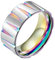 Epinki Herren Ringe 9MM, Bunt Eheringe Herren Ringe Gebürstet Edelstahl Ringe für Männer, Größe 62 (19.7)