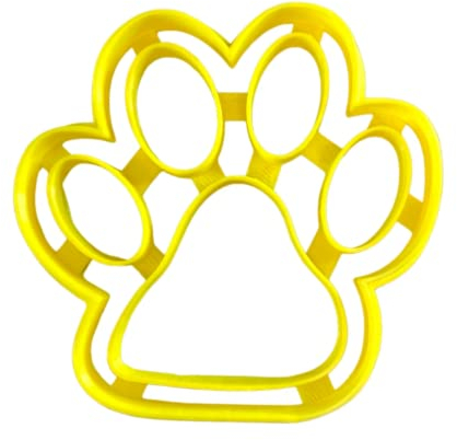 The Cookie Cutter Hub 8cm Paw Cookie Cutter for Cookies Biscuits Clay Baking Decoration
