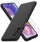 Oureidoo Hülle kompatibel mit Samsung Galaxy A23 5G / A23 4G, mit 3 Stück Schutzfolie, Handyhülle für Samsung Galaxy A23 5G / A23 4G Silikon gummiert, Handy Case in Schwarz