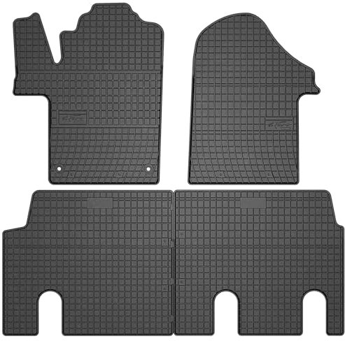 MatsMore Fussmatten gummi set passt für Mercedes Vito III ab 2014 Erleben Sie neuen Reisekomfort mit rutschfesten Fußmatten ElToro- Allwetter fußmatten Auto- Allwetter fußmatten Auto, Schutz vor Versc