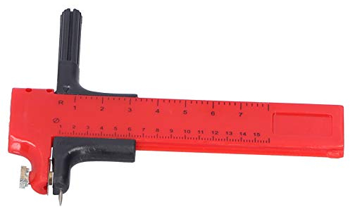 Compas Cutter, Coupe-cercle Réglable Coupe-boussole Coupeur Rotatif en Cuir, Coupe-boussole Rotatif Cercles Parfaits Film de Papier Vinyle Caoutchouc Artisanat Outil de Quincaillerie