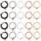 SUNNYCLUE 1 Box 20Pcs 5 Colors Leverback Earring Hooks Gold Huggie Earrings French Lever Back Tiny Hoop with Open Loop Earwires for jewellery Making, Stainless Steel Huggie Hoops (STAS-SC0004-51-UK7)
