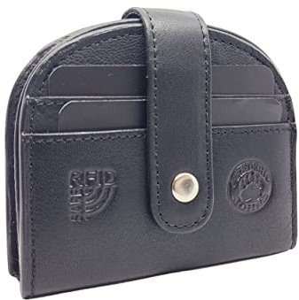 Frédéric Johns Porte Monnaie en Cuir - Porte Monnaie Cuvette - Demi Lune - Petit Porte Monnaie - Portefeuille Homme - Porte Monnaie Homme RFID