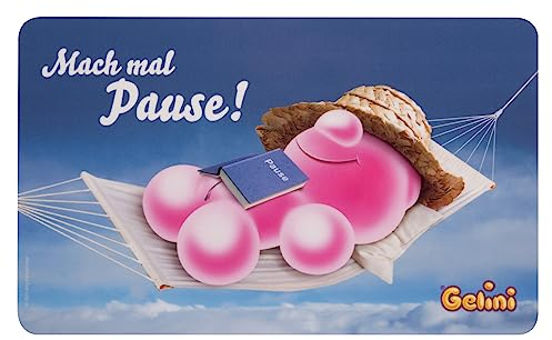 United Labels Gelini Brettchen - Pause - Frühstücksbrettchen aus Resopal