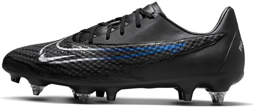 NIKE Phantom GX Academy SG-PRO AC, Sneaker Uomo, Black/Chrome-Hyper Royal, 42 EU