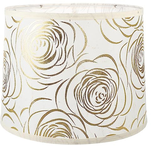 ABOOFAN Abat-Jour Remplacement Fleur Imprimé - Couvercle De La Lampe en Tissu pour Lampadaires, Lustre, Pendentif Lumières