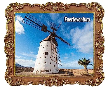 Fuerteventura Spanien Windmühle Kühlschrank Magnet Reise Souvenir Kühlschrank Dekoration Magnetaufkleber 3D Craft Collection
