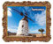 Fuerteventura Spanien Windmühle Kühlschrank Magnet Reise Souvenir Kühlschrank Dekoration Magnetaufkleber 3D Craft Collection