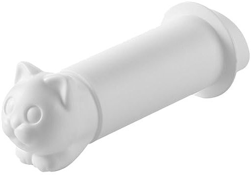 EXCEART Cat Toilet Paper Holder Adhesive Toilet Animal Roll Paper Holder Wall Mount Cat Paper Towel Holder for Bathroom Kitchen Hotel Toilet Decor (White)