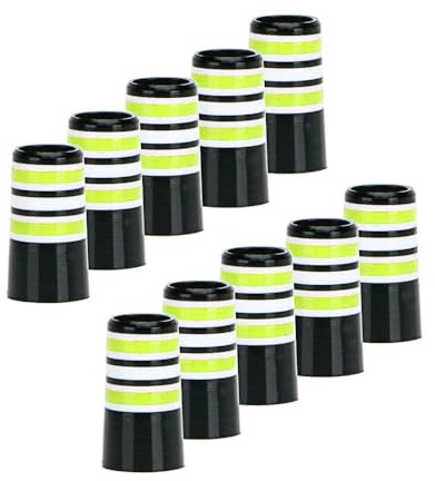 DONGKER 10PCS Golf Iron Ferrules, Golf Club Ferrules Compatible 0.370'' Parallel Shaft